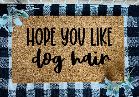 Espero que te guste el pelo de perro o gato tapete para puerta
