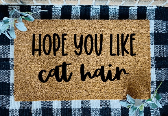Espero que te guste el pelo de perro o gato tapete para puerta