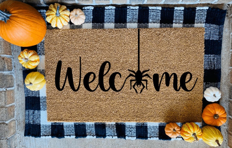 Welcome Spider Door Mat