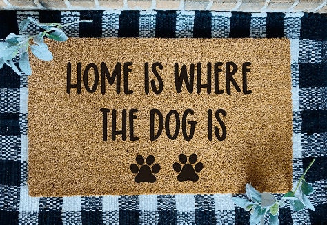 Home Is Where The Dogs/Cats Are Door Mat