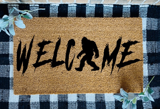 Welcome Big Foot Coir Door Mat