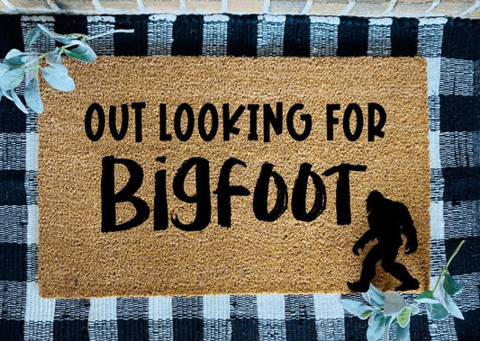 Out Looking For Big Foot Coir Door Mat