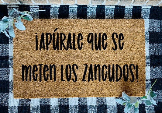 Apúrale Que Se Meten Los Zancudos Tapete